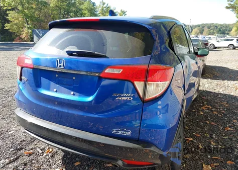 2022 Honda Hr-V Awd Sport z USA, uszkodzony, nr VIN 3CZRU6H19NM768411